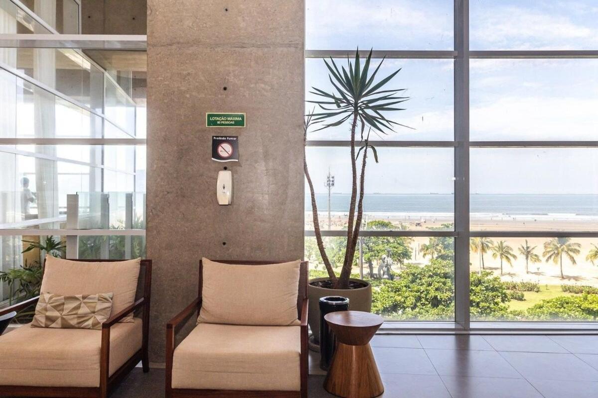 Studio Moderno Em Condominio De Luxo Pe Na Areia Santos  Exterior photo