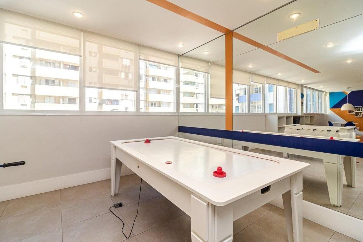 Studio Moderno Em Condominio De Luxo Pe Na Areia Santos  Exterior photo